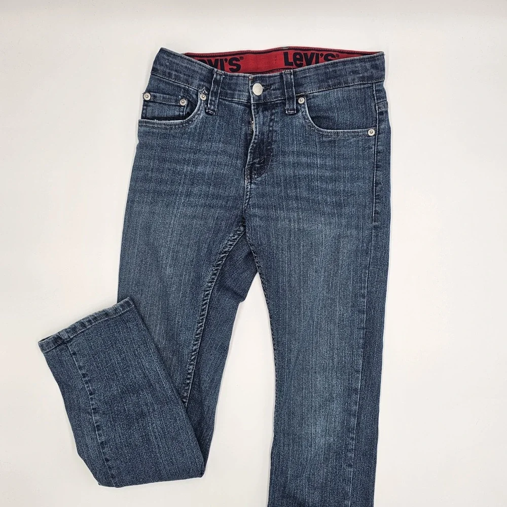 Levi's Kids 511 Slim Fit Jeans Size 12 Regular W26 L27 Blue Denim Made‎ in Kenya